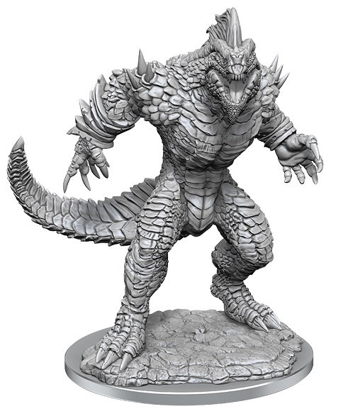 D&D Nolzurs Marvelous Miniatures: W21 Lizardfolk Render